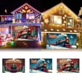 thumbnail image 3 of Bannière de Porte de Garage Extérieure Grande Design Train de Noël pour Décoration Murale et de Vacances, 3 of 3