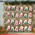 thumbnail image 2 of OurWarm 24/31pcs Numbers Bag Christmas Advent Calendar Ornament DIY Advent Calendar Christmas Decorations for Home New Year Gift, 2 of 4