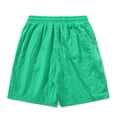 thumbnail image 4 of Men's 5" Inseam Mesh Running Shorts - Quick-Dry, Split Side, Drawstring Waist, Athletic Workout, 4 of 4