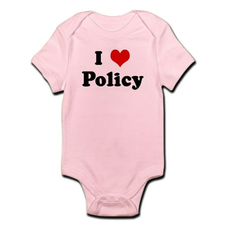 

CafePress - I Love Policy Infant Bodysuit - Baby Light Bodysuit