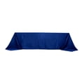 thumbnail image 3 of Efavormart Royal Blue Seamless Lamour Satin Rectangle Tablecloth - 90"x156" for 8 Foot Table With Floor-Length Drop, 3 of 11