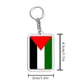 thumbnail image 4 of Acrylic Flag Keychain Set with Double-Sided Print for Keys, Bags, and Travel Gifts, 4 of 5