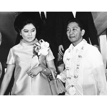 President Ferdinand Marcos Of The Philippines And His Wife In Imelda Romualcez Marcos April 15