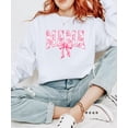 thumbnail image 3 of Cute Mama Sweatshirt for Women Trendy Pink Bow Sweater for Mom White Sweatshirt Adult Medium, 3 of 4