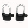 thumbnail image 4 of OUSITAID Solid Aluminum Alloy Shackle Padlock Intelligent Alarm Padlock For Doors Bikes Motorcycles, 4 of 8