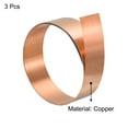 thumbnail image 3 of Uxcell Copper Thin Foil Roll Sheet, 0.1x20x1000mm Pure Copper Foil Sheet Roll Copper Strip, Red Copper 3 Pack, 3 of 6