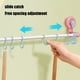 thumbnail image 5 of Toallero con Ventosa y 10 Ganchos Ajustables | Organizador de Cocina y Baño Sin Taladro | Toallero de Pared de 50 Cm para Baño, Cocina y Detrás de La Puerta, 5 of 6