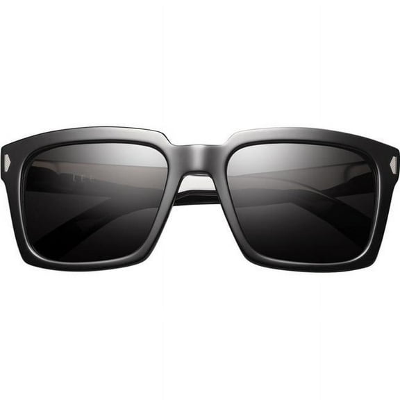 IVI Vision Lee Polished Black/Grey Polarized Lens Unisex Sunglasses