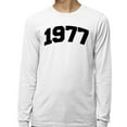 thumbnail image 2 of 1977 College Style Long Sleeve Shirt Unisex Large White, 2 of 5