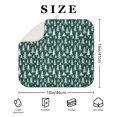 thumbnail image 4 of Green Christmas Tree Pattern Dish Drying Mat for Kitchen 1 Pack, Ultra Absorbent Microfiber Dishes Drainer Mats,16x18in(41x46cm), 4 of 6