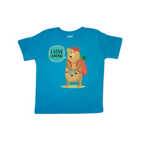 

Inktastic I Love Camping Summer Camp Gift Toddler Boy or Toddler Girl T-Shirt