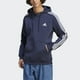 thumbnail image 4 of Sudadera con capucha adidas Essentials de forro polar con 3 rayas, talla XXL, talla XXL, 4 of 5