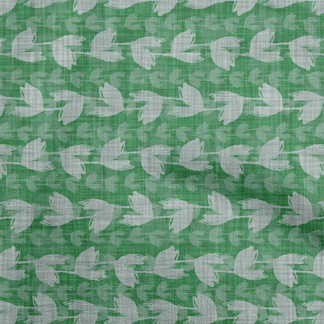 oneOone Rayon Green Fabric Asian Block Sewing Craft Projects Fabric Prints By Yard 56 Inch Wide