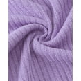 thumbnail image 5 of Toddler Girl Clothes 2t 3t Purple Cute Bow Round Neck Long Sleeve Pullover Sweatshirt Bell Bottom Ruffle Jeans Fall Winter Outfits, 5 of 6