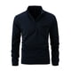 thumbnail image 2 of Gibobby Playera polo hombre Camisa masculina con cremallera de un , ropa diaria de trabajo, manga larga, cómoda, bolsillo liso, Top de ajuste Regular(Marina,G), 2 of 4