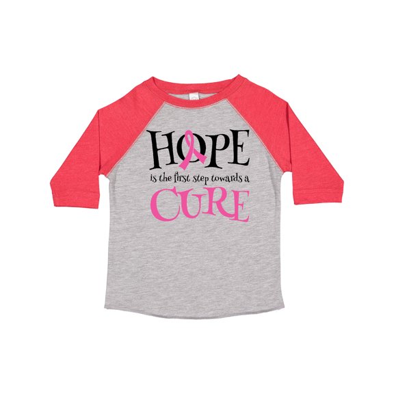 Inktastic Breast Cancer Hope Quote Girls Toddler T-Shirt