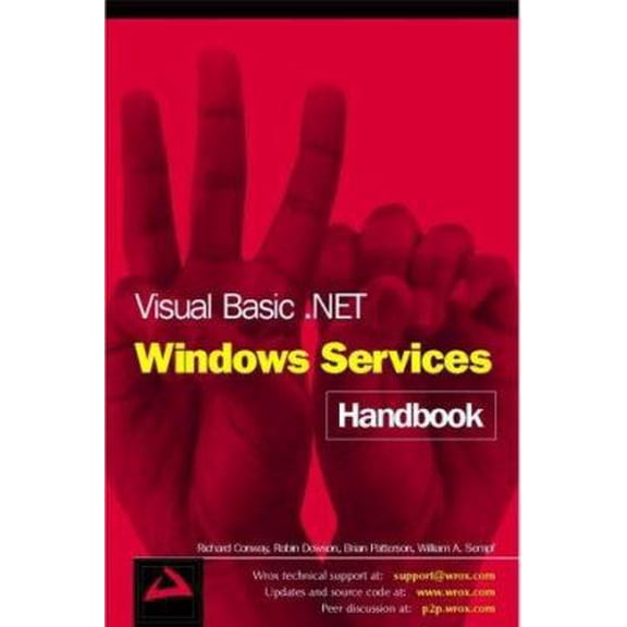 Pre-Owned Visual Basic .Net Windows Services Handbook (Paperback) 1861007728 9781861007728