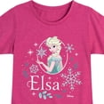thumbnail image 3 of Frozen - Winter - Elsa & Snowflakes - Toddler & Youth Girls Short Sleeve Graphic T-Shirt, 3 of 5