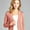 Rosy Pink, variant on Women's Cardigan Long Sleeve Open Front Draped Sweater Rib Banded w/ Pockets in Several Colors