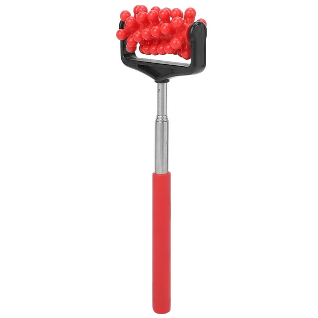 Masajeador Telescópico Con Rodillo De Espalda Con CÓMODO DE LONGITUD AJUSTABLE, MASAJE DE PARTÍCULAS. Rotacia De 360 Para Alivio De Espalda, Brasos Y Cabeza.