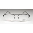 thumbnail image 3 of TIMEX 5:20 PM "ITALIAN MAFIA BOSS" STYLE HALF-RIMLESS HOT EYEGLASS FRAME/GLASSES, 3 of 7