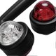 thumbnail image 4 of 1 Pair Truck Trailer Caravan 12/24V LED Trailer Waist Light Warning Light Red & White Light for Trucks, 4 of 5