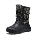 thumbnail image 1 of Botas de nieve para trabajo al aire libre de invierno para hombre, botas de pesca, botas de montar para exteriores cálidas e impermeables, botas de pesca de barril alto a prueba de frío, 1 of 6