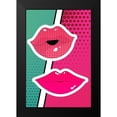 thumbnail image 2 of Allen, Kimberly 11x14 Black Modern Framed Museum Art Print Titled - Pop Lips 1, 2 of 5