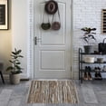 thumbnail image 1 of Hand-Woven Amara Leather and Cotton Area Rug, 1 of 7
