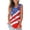 Sky Blue, variant on Womens July 4th Tank Tops Funny Patriotic Independence Day Graphic Sleeveless Tees High Low Holiday Casual Shirts White, 2XL
