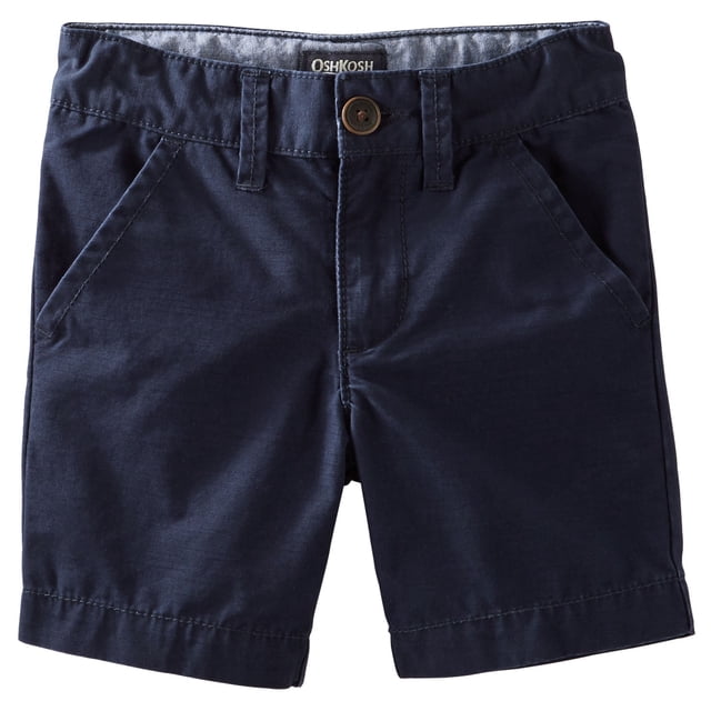 Carter's Shorts à devant Plat pour Petits Garçons Bleu Marine, 4 Enfants
