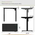 thumbnail image 6 of Sobaniilo 48" x 24" Electric Standing Desk with Splice Board, Black, 6 of 7