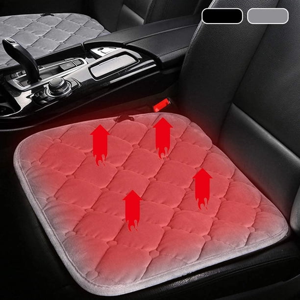 Cojín calefaccionado para asiento de coche con USB Cojín calefaccionado para asiento de coche Cojín de asiento cómodo para invierno con base antideslizante