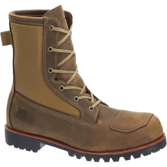 Bates Men's Bomber Water Resistant Leather Lace Up Work Boot