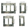 thumbnail image 2 of Yayeee Rocker Switch Wall Plate 1-Gang 4.6"x2.9" Home Decorative Outlet Cover, Ghosts Playing in A Garden, 2 of 6
