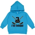 thumbnail image 2 of Inktastic 3rd Birthday Ice Hockey Sports Boys Party Toddler Hoodie, 2 of 4