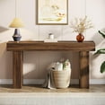 thumbnail image 7 of Tribesigns 63-Inch Long Console Table, Farmhouse Wooden Sofa Table Behind The Couch（Natural), 7 of 7