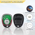 thumbnail image 5 of Key Fob Replacement for 2001-2002 Chevy Suburban Tahoe& Sierra Yukon/ 01-04 S10 Sonoma/ 2002 Avalanche& Escalade Car Keyless Entry Remote Control,KOBLEAR1XT 15042968,3 Buttons, 5 of 9
