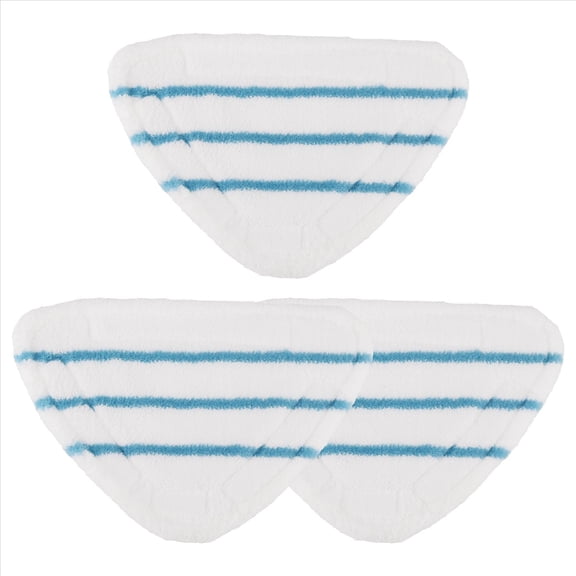 3Pcs Steam Mop Replacement Pads Triangle Washable Cloth Cleaning Floor Microfiber Pad Steam Mop Fittings