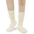 thumbnail image 4 of Slouch Socks Women Thigh High Boot Socks Soft Scrunch Socks Size 5-11, 4 of 6
