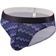 thumbnail image 1 of iTNHFP Men's Underwear New Triangular Shorts with Trendy Print Breathable Low Waist Design Comfortable Style Shorts, 1 of 2
