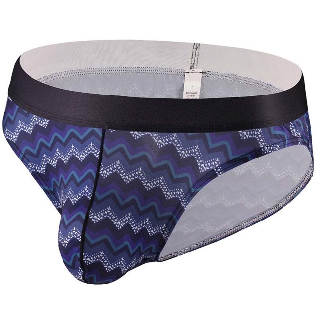 iTNHFP Men's Underwear New Triangular Shorts with Trendy Print Breathable Low Waist Design Comfortable Style Shorts
