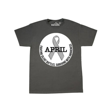 Parkinson's Disease Awareness Month April- Silent Fight T-Shirt