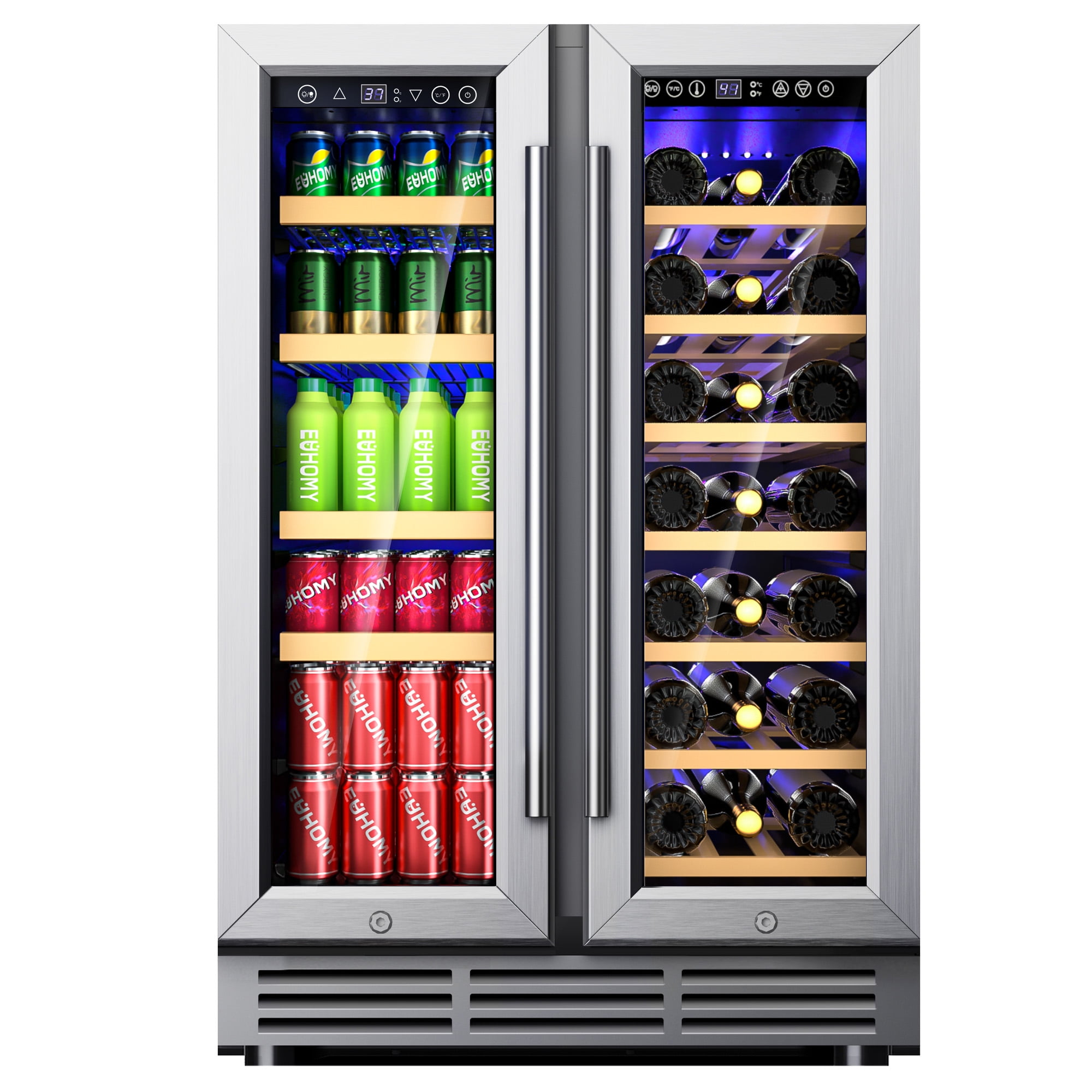 Edgestar Beverage Dual Zone Chiller, Stainless Steel Free