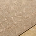 thumbnail image 6 of Mark&Day Outdoor Rugs, 9x12 Kellerton Global Indoor/Outdoor Brown Area Rug, Non Shedding Brown Cream Carpet for Patio, Porch, Deck, Bedroom, Living Room or Kitchen (9'2" x 12'), 6 of 6