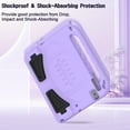 thumbnail image 6 of BMOUO Kids Case for iPad 10.2 2021/2020/2019 - iPad 9th/8th/7th Generation Case with Built-in Screen Protector,Shockproof Lightweight Handle Stand Kids Case for iPad 10.2" - Light Purple, 6 of 7