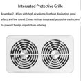 thumbnail image 2 of 12V Caravan Ventilation Fan, Double Window Side Mounted Silent Ventilation Fan, 2 of 6