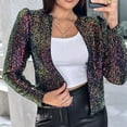 thumbnail image 4 of Veste Blazer à Imprimé Guépard pour Femme, Veste Léopard à Manches Longues, Veston de Travail Coloré TG, 4 of 9