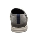 thumbnail image 6 of Nunn Bush Brewski Plain Toe Slip On Cotton Canvas Shoes Gray 84981-020, 6 of 6