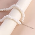 thumbnail image 2 of Collar con fragmentos de concha irregulares y sencillos de Hawái para mujer, joyería hecha a mano, 2 of 5